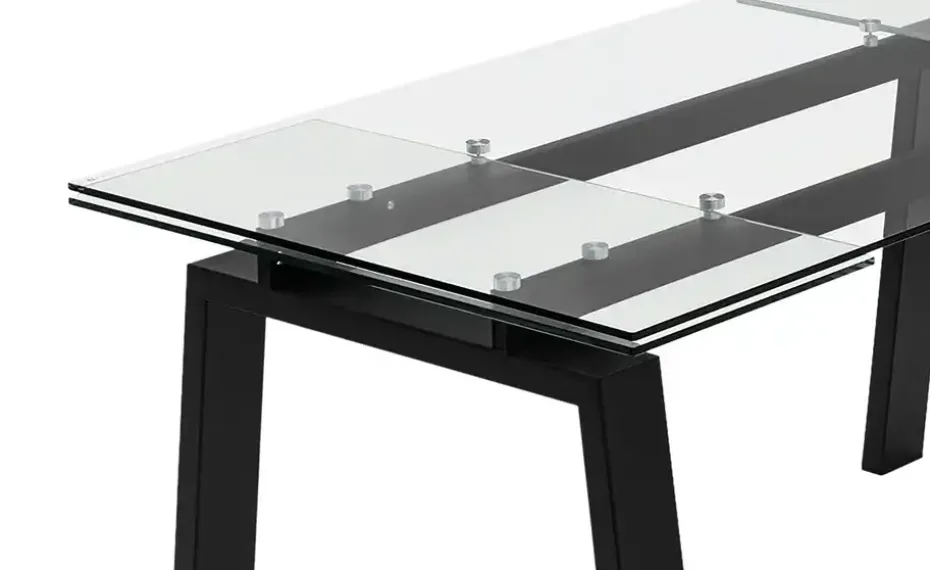 Connubia Esstisch Zeffiro | 140 cm, Schwarz, matt