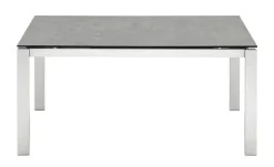 Connubia Keramiktisch ausziehbar Baron | Grau, 130 cm