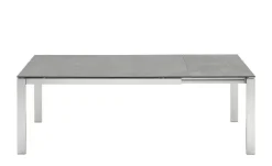 Connubia Keramiktisch ausziehbar Baron | Grau, 130 cm