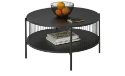 Couchtisch Antioco | Eiche, Schwarz | Möbel Höffner