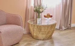 Couchtisch aus Rattan Filicudi | Möbel Höffner