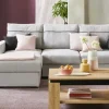 Couchtisch Colombaia | Asteiche (Nachbildung), Schwarz