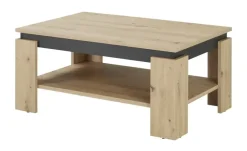 Couchtisch Colombaia | Asteiche (Nachbildung), Schwarz