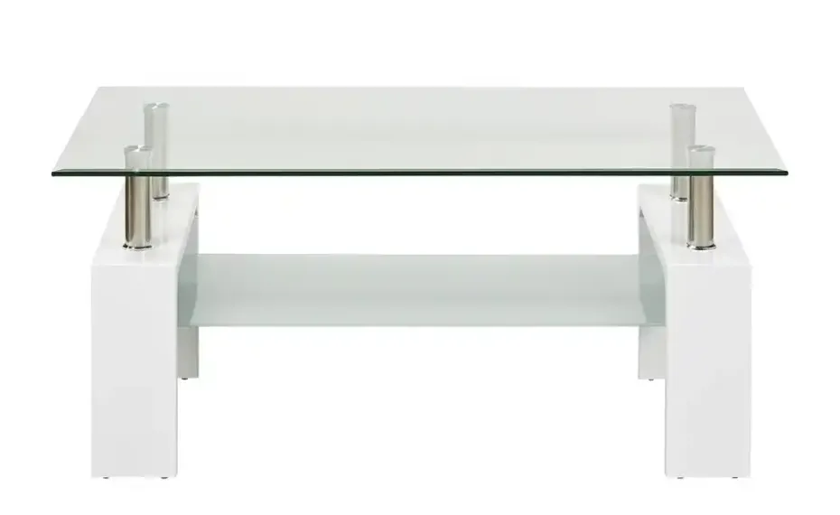 Couchtisch Elba | Weiß, Hochglanz | Möbel Höffner