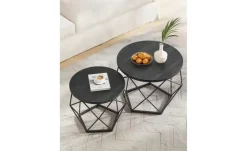 Couchtisch 2er-Set Vignole | Schwarz | Möbel Höffner