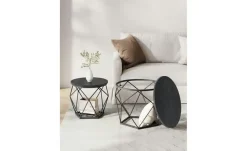 Couchtisch 2er-Set Vignole | Schwarz | Möbel Höffner