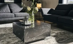 Couchtisch in Marmor-Optik schwarz Ortyga | Höffner