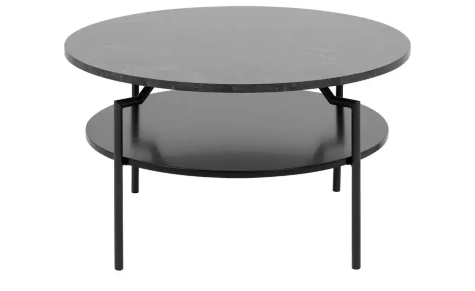 Couchtisch Lachea | Marmoroptik, Schwarz | Höffner