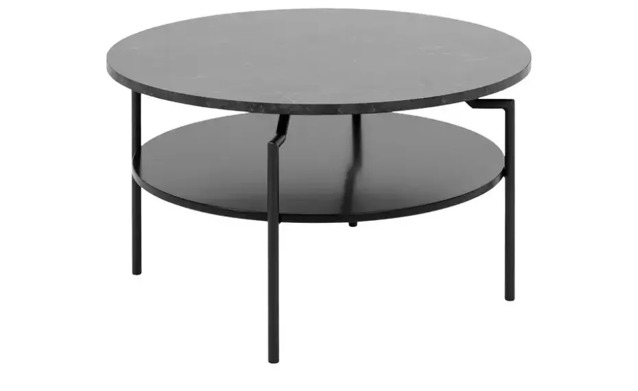 Couchtisch Lachea | Marmoroptik, Schwarz | Höffner