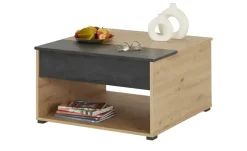 Couchtisch Pescatori | Asteiche (Nachbildung), Schwarz