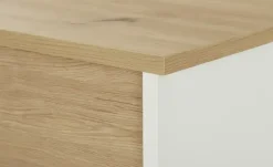 Couchtisch Pescatori | Weiß, Asteiche (Nachbildung)