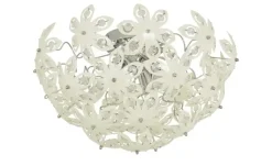 Deckenleuchte, 3-flammig Acrylblüten weiß | Höffner