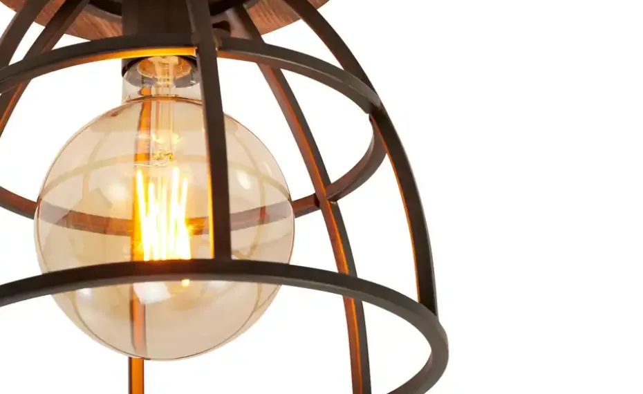 Deckenleuchte, 1-flammig Metall schwarz | Möbel Höffner