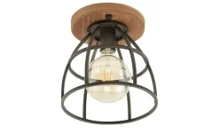 Deckenleuchte, 1-flammig Metall schwarz | Möbel Höffner