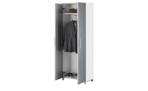 Dielenschrank Duna | Anthrazit, Weiß | Möbel Höffner