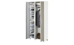 Dielenschrank Duna | Taupe, Weiß | Möbel Höffner