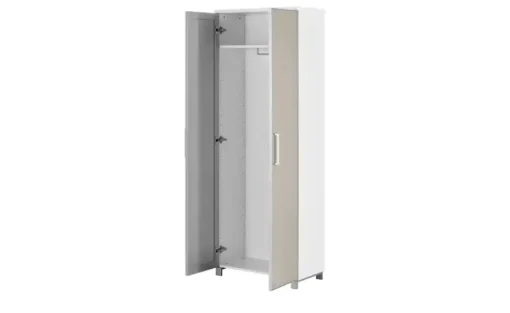 Dielenschrank Duna | Taupe, Weiß | Möbel Höffner