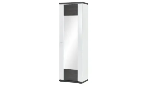Dielenschrank Titan | rechts, Weiß, Graphit | Höffner