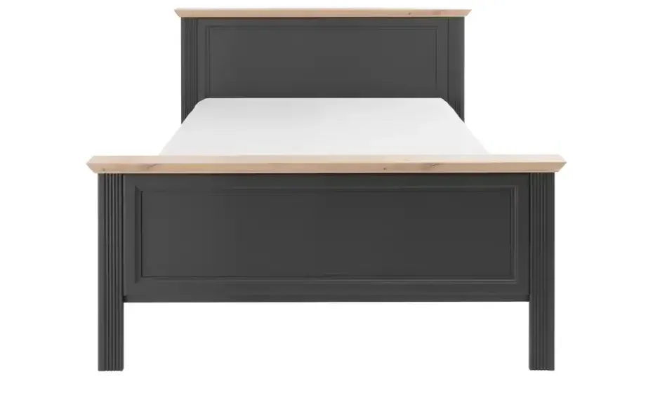 Doppelbett Varese | Graphit, 140 cm | Möbel Höffner