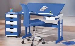 Drehstuhl Ill | Blau, Silbergrau | Möbel Höffner
