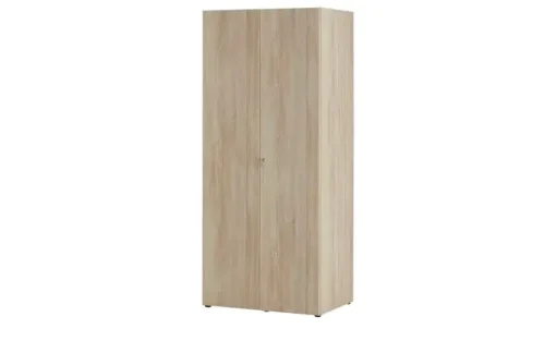 Drehtürenschrank | 80 cm, Eiche sägerau (Nachbildung)
