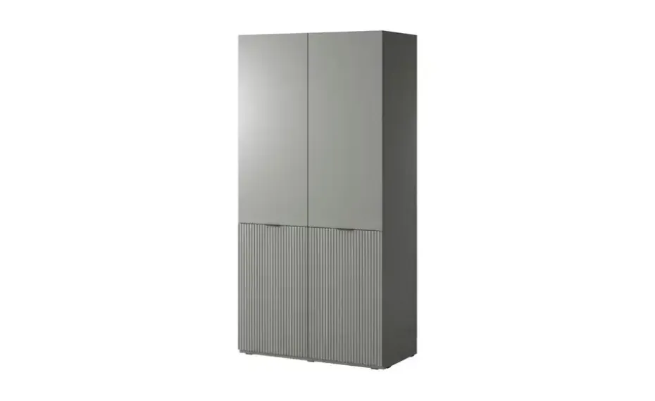 Drehtürenschrank 101 cm breit Sandbox | Grau | Höffner