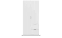 Drehtürenschrank Ellerton | Weiß, 2 Stück | Höffner
