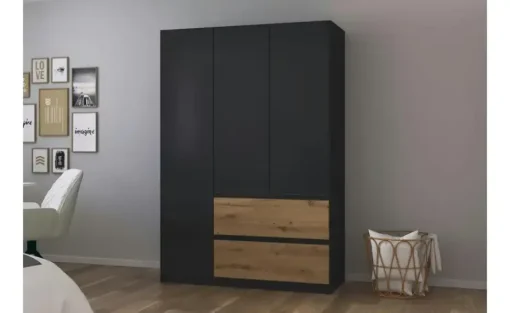Drehtürenschrank  Jamila | 136 cm, 3 Stück | Höffner