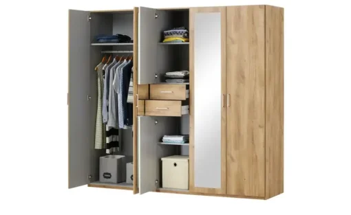 Drehtürenschrank Livingston | 225 cm | Möbel Höffner