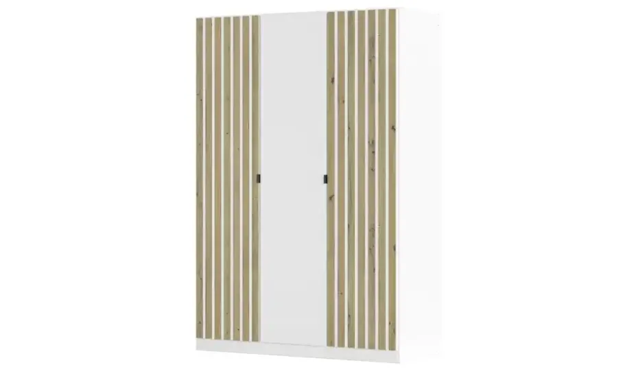 Drehtürenschrank Piove | Weiß, 3 Stück | Möbel Höffner
