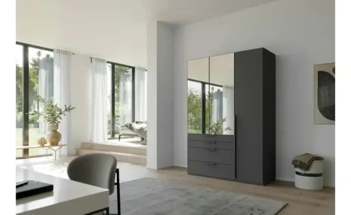 Drehtürenschrank Port Talbot | 151 cm, 3 Stück