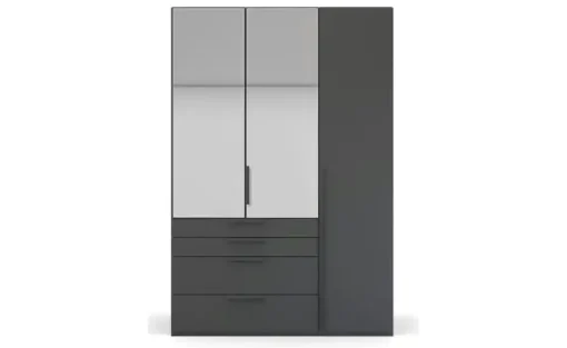 Drehtürenschrank Port Talbot | 151 cm, 3 Stück