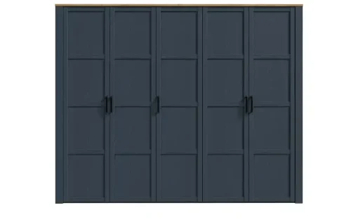 Drehtürenschrank Toneo | Blau, 265 cm | Möbel Höffner
