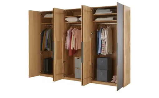 Drehtürenschrank WSM 4400 | ohne Passepartoutrahmen und LED-Beleuchtung