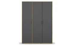 Drehtürenschrank Yarm | Absetzung: Eiche Artisan, 140 cm