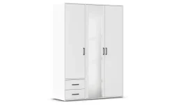 Drehtürenschrank Yarm | ohne Absetzung, 140 cm