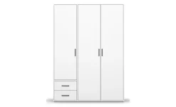 Drehtürenschrank Yarm | ohne Absetzung, 140 cm