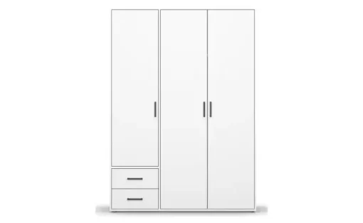 Drehtürenschrank Yarm | ohne Absetzung, 140 cm