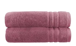 Duschtuch (70 x 140cm), 2er-Set Beere Soft Cotton
