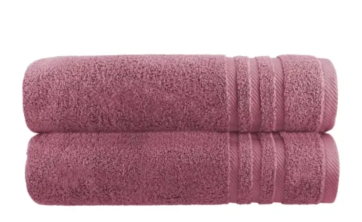 Duschtuch (70 x 140cm), 2er-Set Beere Soft Cotton
