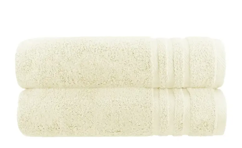 Duschtuch (70 x 140cm), 2er-Set Creme Soft Cotton