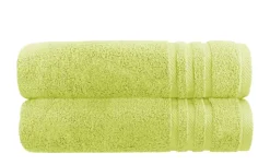 Duschtuch (70 x 140cm), 2er-Set Grün Soft Cotton