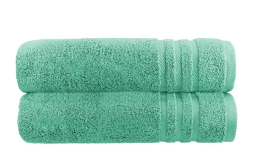 Duschtuch (70 x 140cm), 2er-Set Minze Soft Cotton