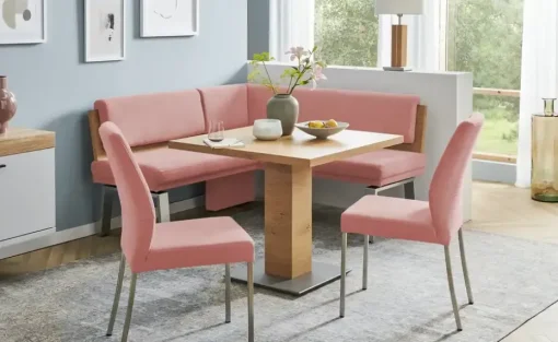 Eckbank Canto IV | Rosa | Möbel Höffner