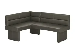 Eckbank  Leder Canto II | Schokoladenbraun, links
