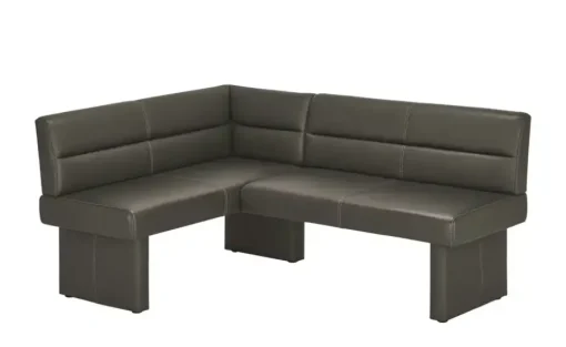 Eckbank  Leder Canto II | Schokoladenbraun, links