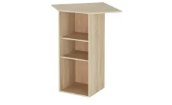 Eckregal Multiraumkonzept | 98 cm, Eiche sägerau (Nachbildung)