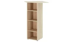 Eckregal Multiraumkonzept | 126 cm, Eiche sägerau (Nachbildung)