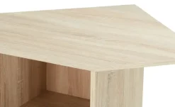 Eckregal Multiraumkonzept | 126 cm, Eiche sägerau (Nachbildung)