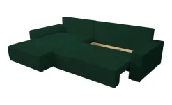 Ecksofa Alice | Grün, links | Möbel Höffner